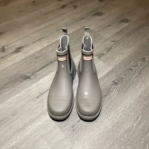 Hunter Women's Original Gloss Chelsea Rain Boots DARK